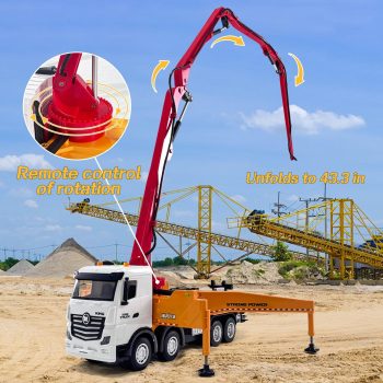 Fistone RC Concrete Pump Truck Toy